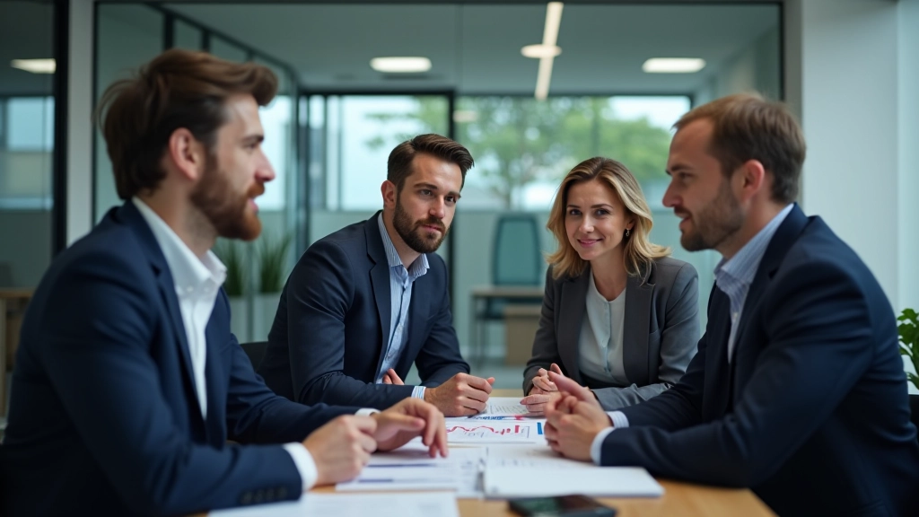 Tým analytiků pracující na měnové analýze